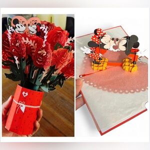 Disney lovepop flower‎ bouquet and greeting card